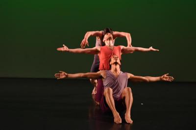 Durell R. Comedy, Sam Black, and Brian Lawson in "Words," 2018