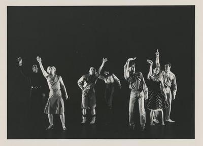 Monnaie Dance Group/Mark Morris in the premiere performance run of "Going Away Party," 1990