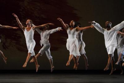 Noah Vinson, Michelle Yard, and Joe Bowie in "Mozart Dances," 2006