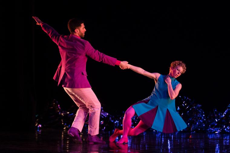 Sam Black and Lauren Grant in "Pepperland," 2018