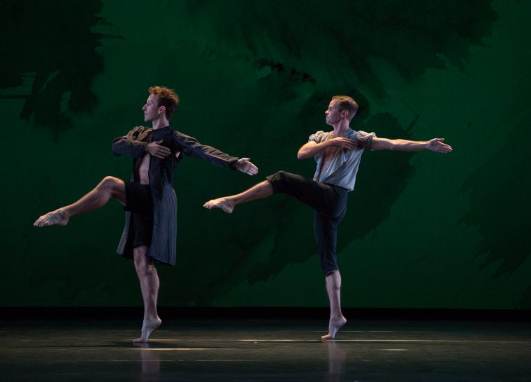 Aaron Loux and Noah Vinson in "Mozart Dances," 2016