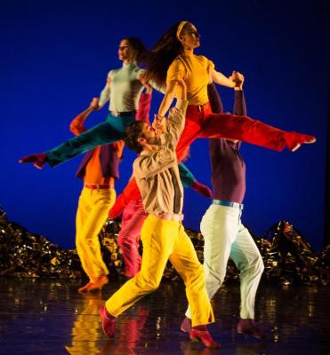 Laurel Lynch, Brian Lawson, and Sarah Haarmann in "Pepperland," 2018