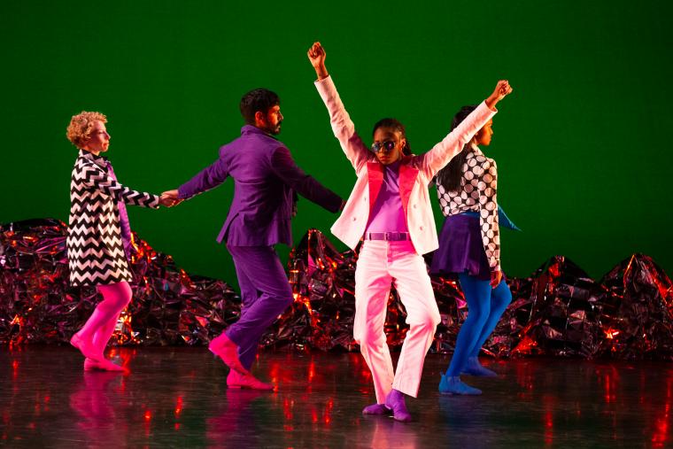 Lauren Grant, Domingo Estrada, Jr., Minga Prather, and Deepa Liegel in "Pepperland," 2019
