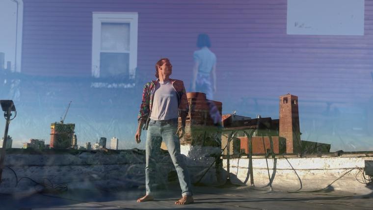 Screenshot from the premiere of "Flesh Study"