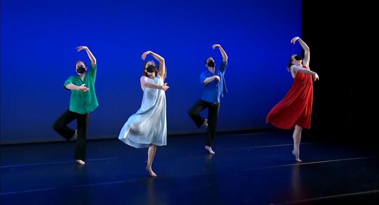 Screenshot from the premiere of "Tempus Perfectum"