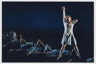 Lauren Grant and the company in "Gloria," 2001