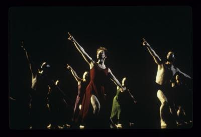 Joe Bowie, Megan Williams, and William Wagner in "Grand Duo," 1993