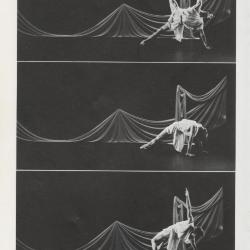 "The Death of Socrates" in an excerpt from Tom Brazil's photo essay for Ballet Review, Fall 1984