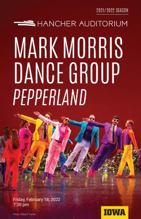 Program for "Pepperland" at Hancher Auditorium - February 18, 2022
