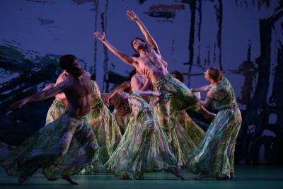 Sam Black, Lauren Grant, Brian Lawson, and Jenn Weddel in "Acis and Galatea," 2014