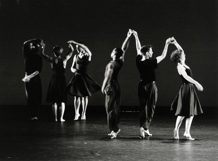 Monnaie Dance Group/Mark Morris in the premiere performance run of "Love Song Waltzes," 1989