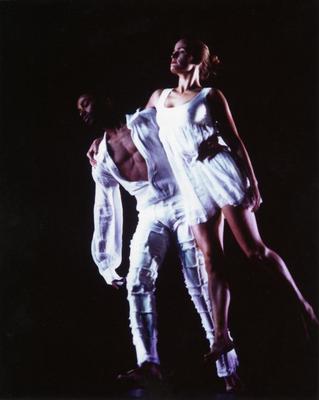 Charlton Boyd and Julie Worden in "I Don't Want to Love," 1996