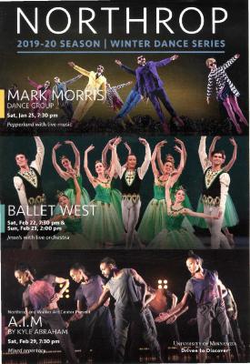 Program for "Pepperland," Northrop at the University of Minnesota - January 25, 2020