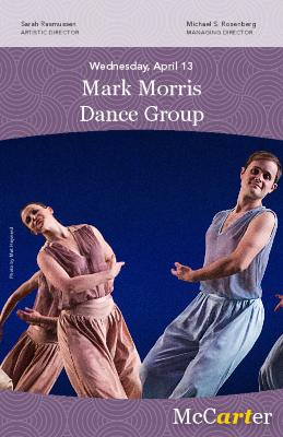 Program for McCarter Theatre Center - April 13, 2022