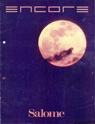 Program for "Salome," Seattle Opera - March 22-29, 1986