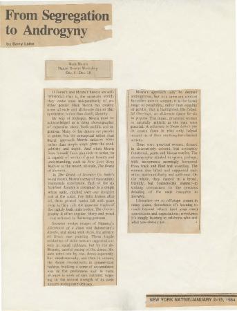 New York Native - January 1984