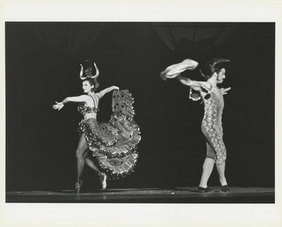 Mireille Radwan Dana and Guillermo Resto in the premiere performance run of "The Hard Nut," 1991