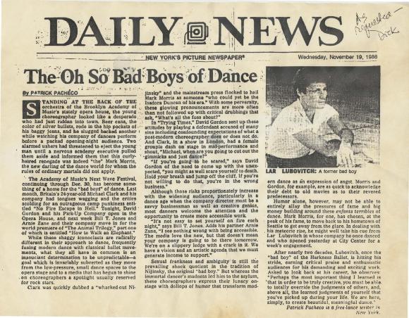 Daily News - November 1986