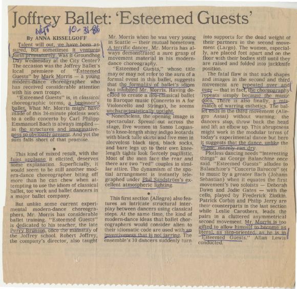 The New York Times - October 1986