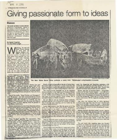 New England Newsclip - March 1986