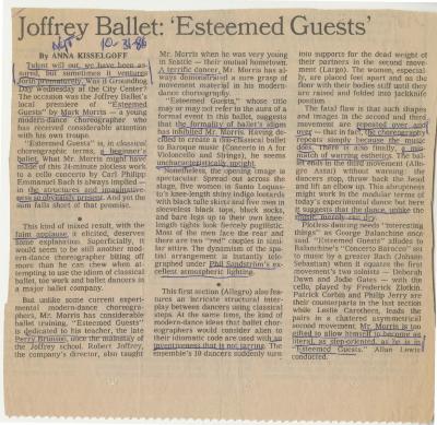 The New York Times - October 1986