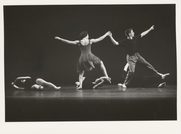 Ruth Davidson and Joachim Schlömer in "New Love Song Waltzes," 1989