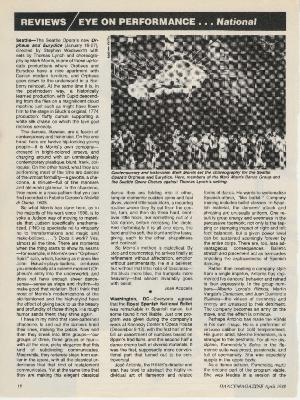 Dance Magazine - April 1988