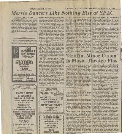 Schenectady Gazette - August 1988