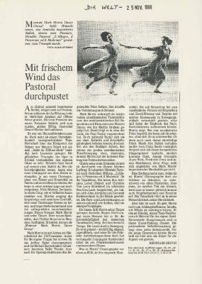 Die Welt - November 1988