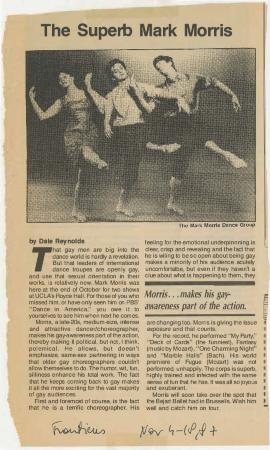 Frontiers - November 1988