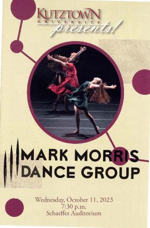 Program for Kutztown University Presents! - October 11, 2023