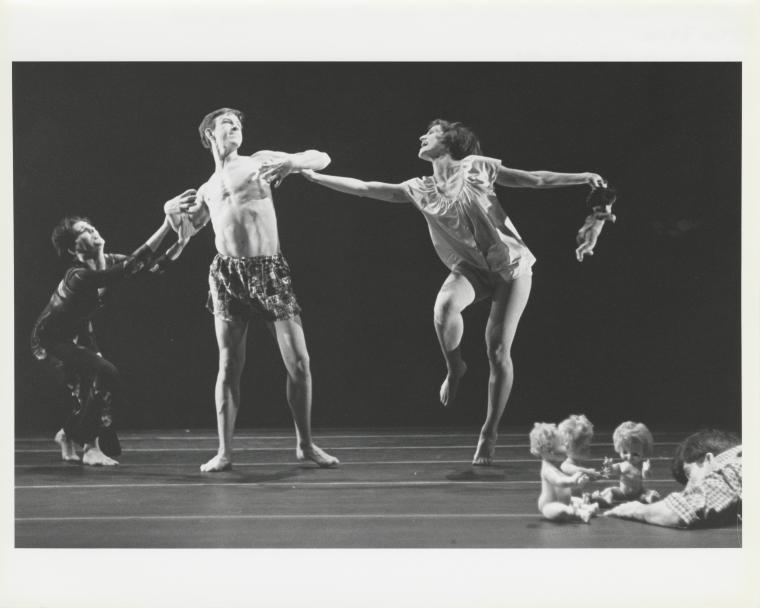 Mireille Radwan Dana, Dan Joyce, Tina Fehlandt, and Jean-Guillaume Weis in "Lovey," 1992