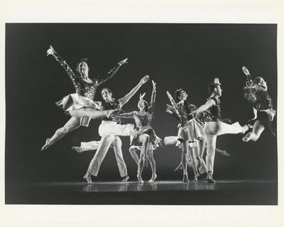 The company in the premiere performance run of "Lucky Charms," 1994