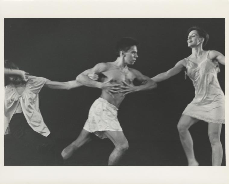 Jennifer Thienes, Keith Sabado, and Tina Fehlandt in "Lovey," 1985