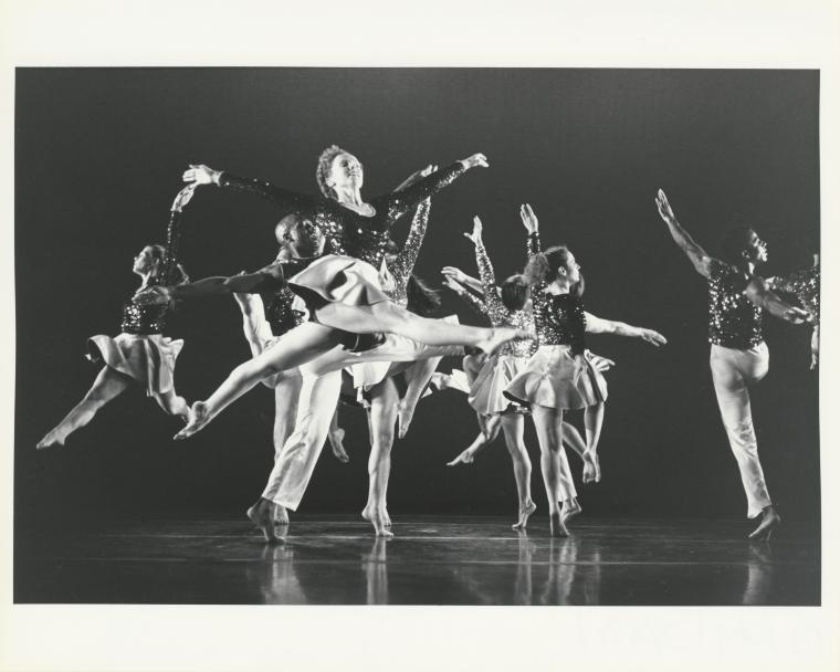 The company in the premiere performance run of "Lucky Charms," 1994