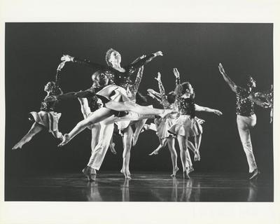 The company in the premiere performance run of "Lucky Charms," 1994