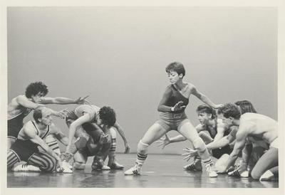 The Dance Group in the premiere performance run of "Mythologies," 1986