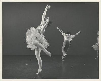 Tina Fehlandt, Keith Sabado, and Teri Weksler in "My Party," 1985