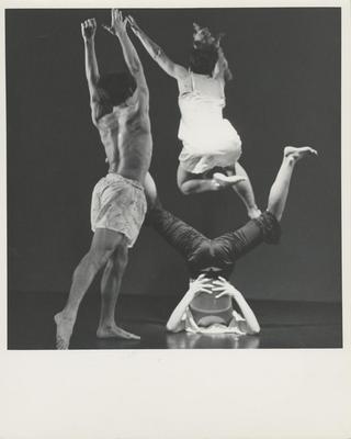 Keith Sabado, Tina Fehlandt, and Jennifer Thienes in "Lovey," 1985