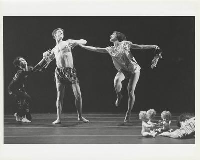 Mireille Radwan Dana, Dan Joyce, Tina Fehlandt, and Jean-Guillaume Weis in "Lovey," 1992