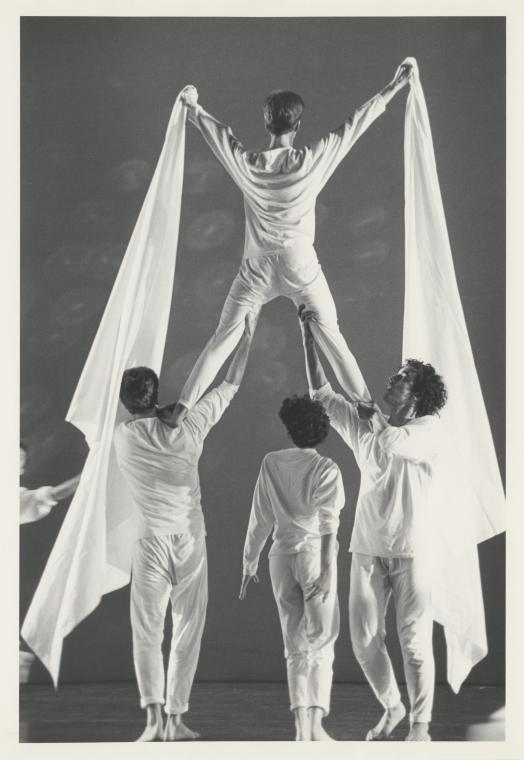 The Dance Group in the premiere performance run of "Mythologies," 1986