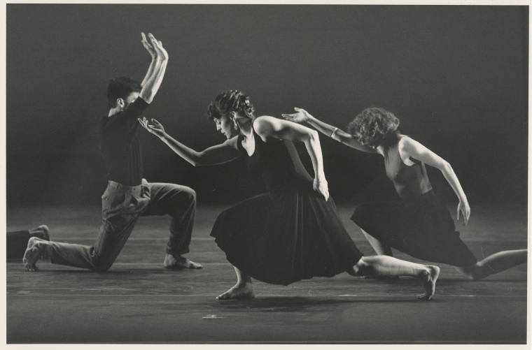 Keith Sabado, Susan Hadley, and Penny Hutchinson in "New Love Song Waltzes," 1988