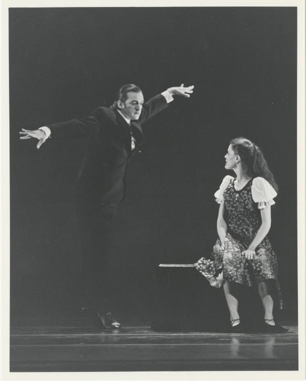 Mark Morris and Marianne Moore in "One Charming Night," 1997