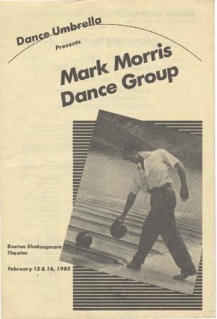 Program for Dance Umbrella (Boston, MA) - February 15-16, 1985