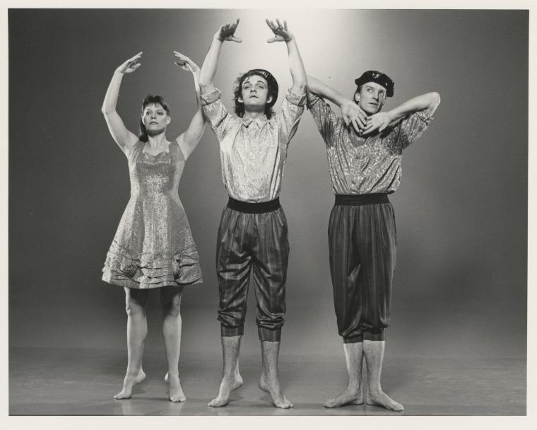 Susan Hadley, Mark Morris, and Rob Besserer "Pièces en Concert," 1986