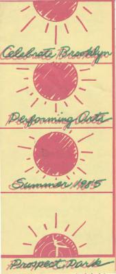 Brochure for Celebrate Brooklyn!, BRIC Arts Media (Brooklyn, NY) - July 20, 1985