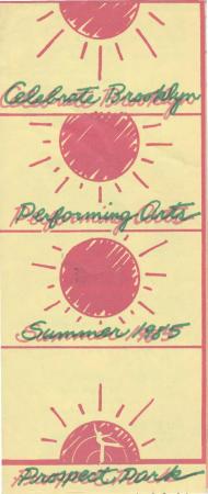 Brochure for Celebrate Brooklyn!, BRIC Arts Media (Brooklyn, NY) - July 20, 1985