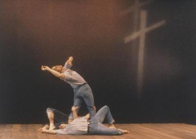Guillermo Resto in "Songs That Tell a Story" on the set of "Great Performances," 1986