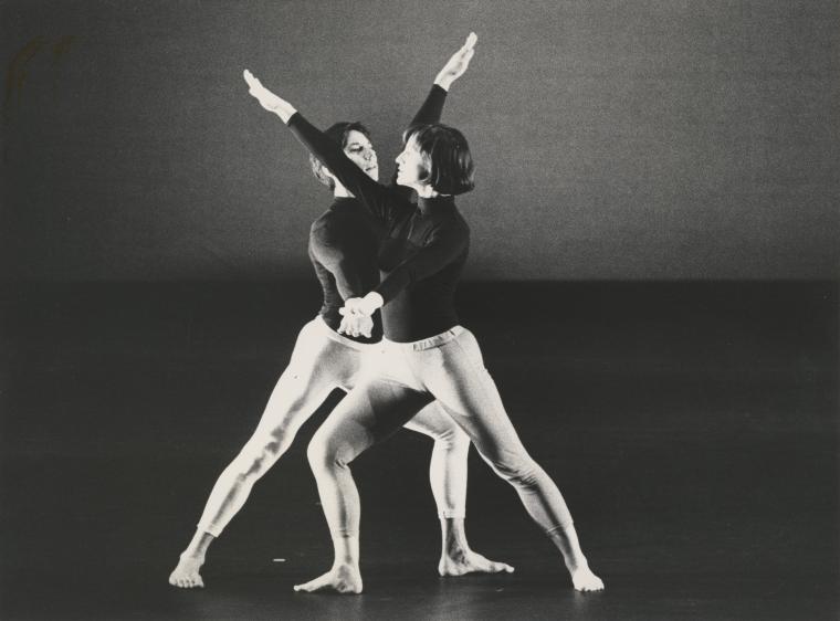 Keith Sabado and Tina Fehlandt in "Sonata for Clarinet and Piano," 1988
