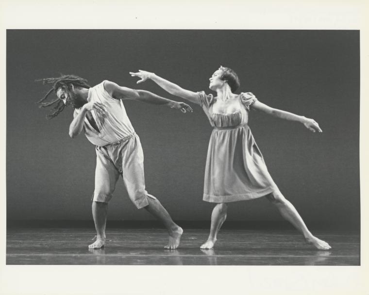 Guillermo Resto and Ruth Davidson in "A Spell," 1994